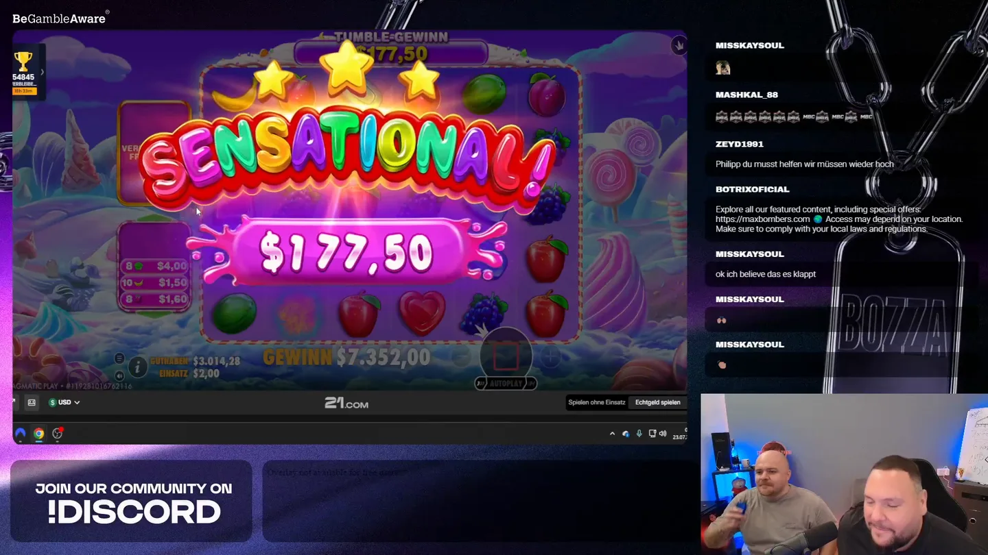 Sweet Bonanza: Bozza turns 2 $ into 7.3K