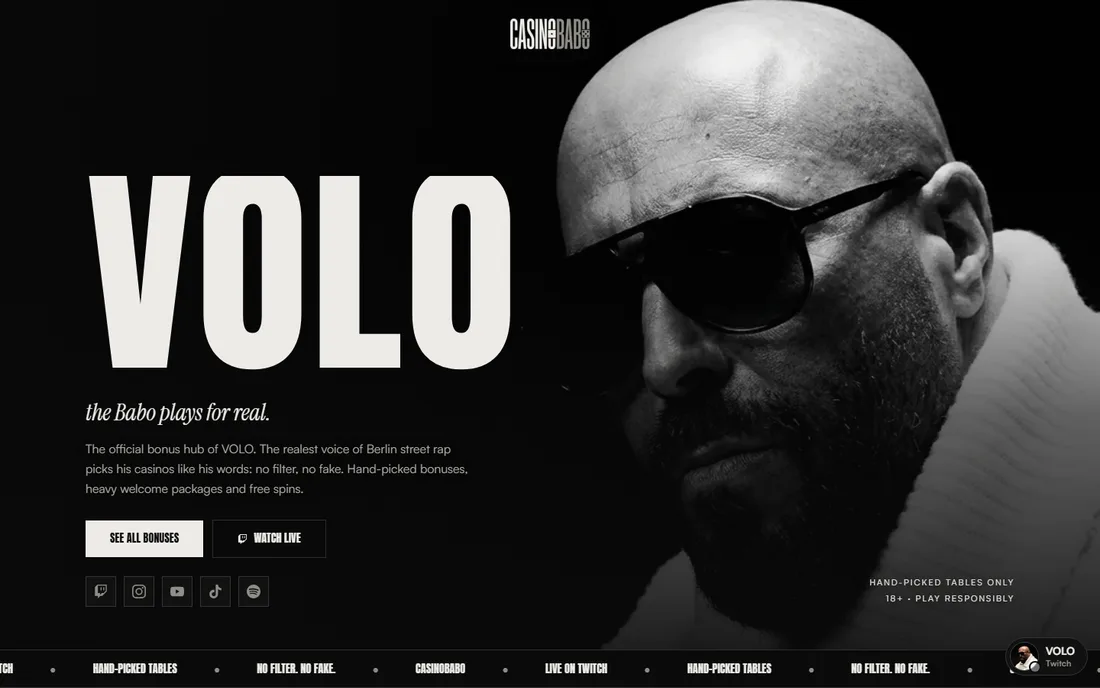 Casinobabo site preview